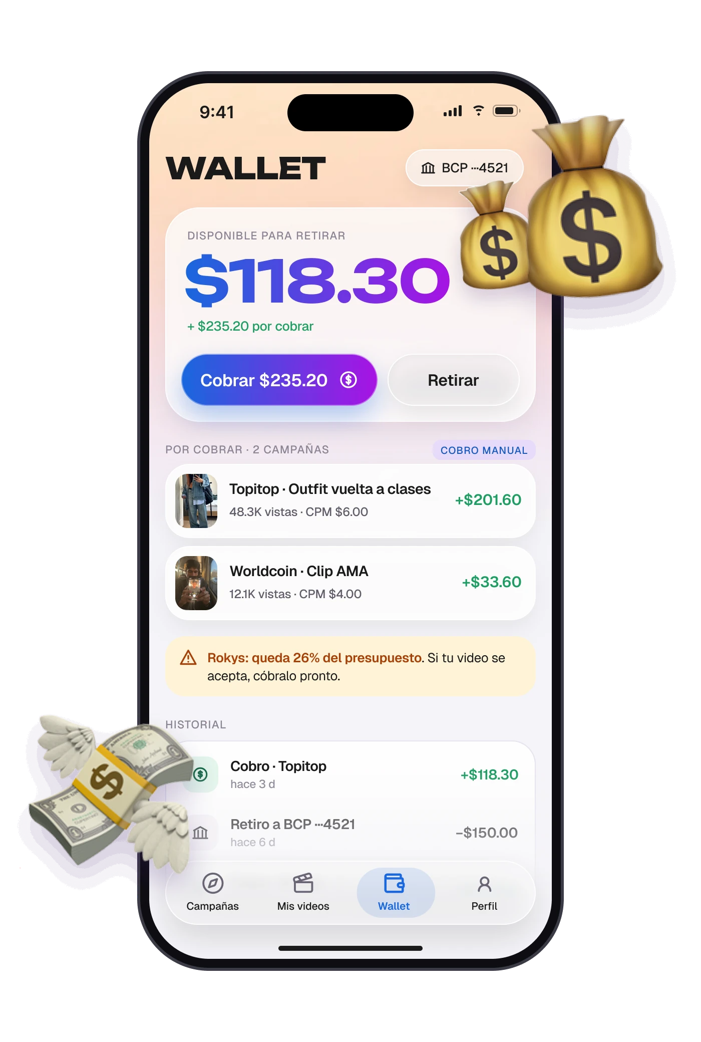 Your money, in plain sight.