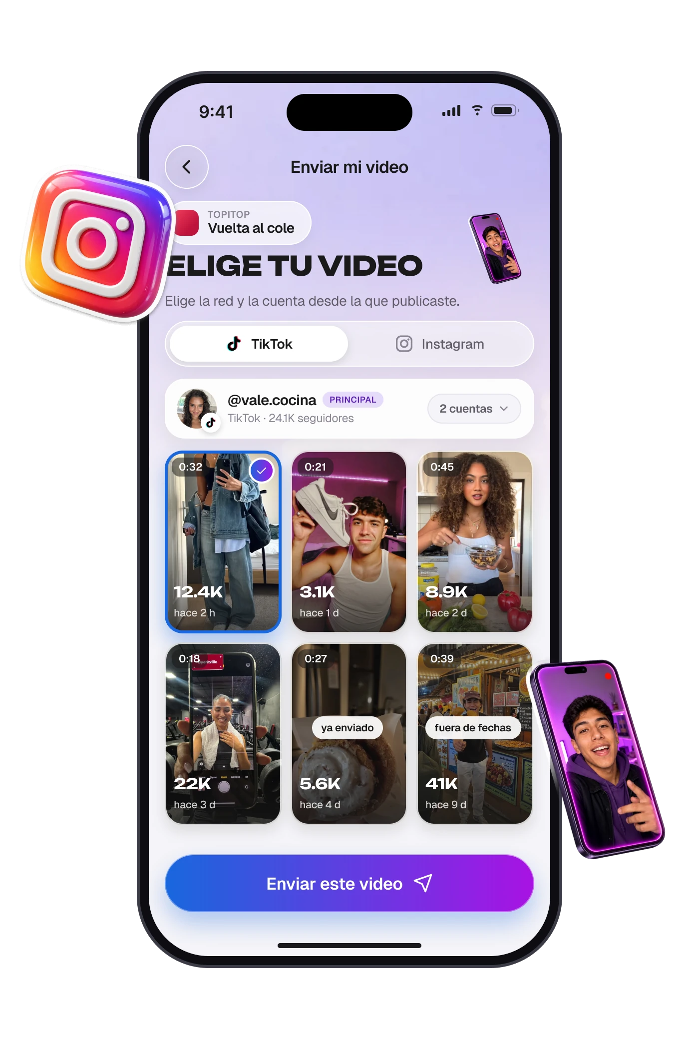 Send the video you already posted.